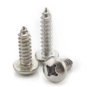 SS 304 Self Tapping Screw Pan Phillips